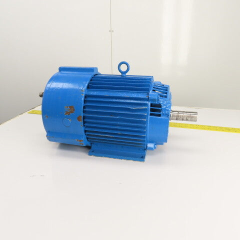 U.S Electrical Type A DP 10HP Motor 1730RPM 230/460V 3PH 215T Frame (Worn Shaft)