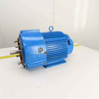 U.S Electrical Type A DP 10HP Motor 1730RPM 230/460V 3PH 215T Frame (Worn Shaft)