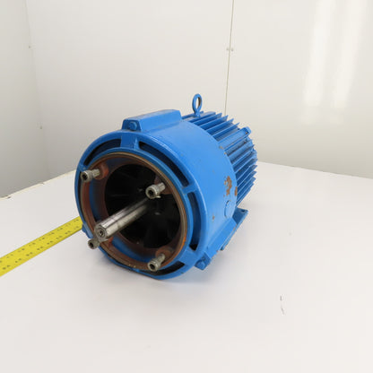 U.S Electrical Type A DP 10HP Motor 1730RPM 230/460V 3PH 215T Frame (Worn Shaft)