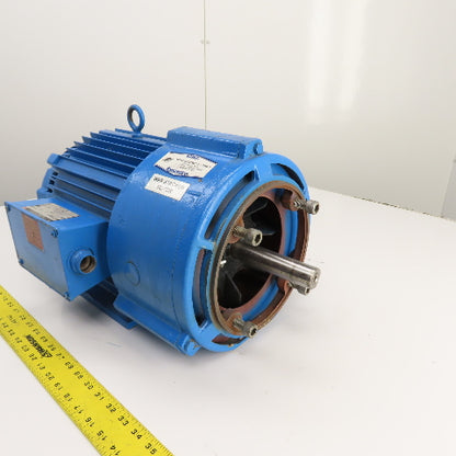 U.S Electrical Type A DP 10HP Motor 1730RPM 230/460V 3PH 215T Frame (Worn Shaft)