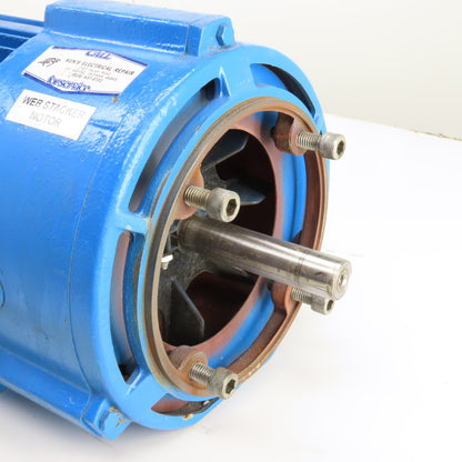 U.S Electrical Type A DP 10HP Motor 1730RPM 230/460V 3PH 215T Frame (Worn Shaft)