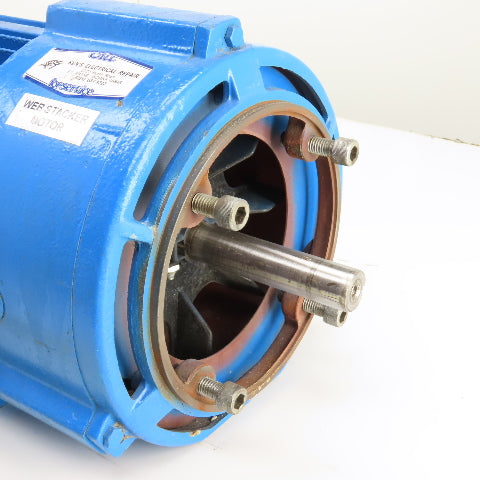 U.S Electrical Type A DP 10HP Motor 1730RPM 230/460V 3PH 215T Frame (Worn Shaft)