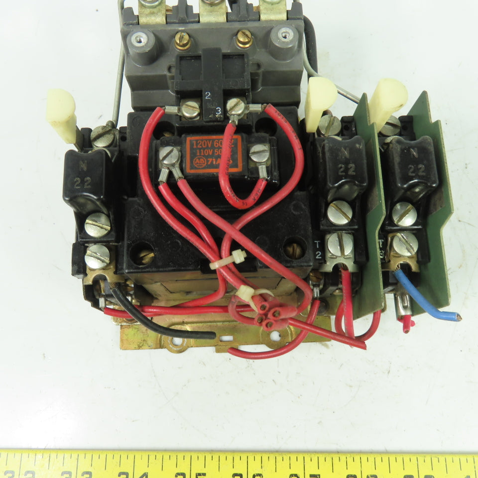 Allen Bradley 709-B0D103 Size 1 10HP Motor Starter 120V Coil Ser K