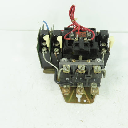 Allen Bradley 709-B0D103 Size 1 10HP Motor Starter 120V Coil Ser K