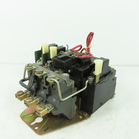 Allen Bradley 709-B0D103 Size 1 10HP Motor Starter 120V Coil Ser K