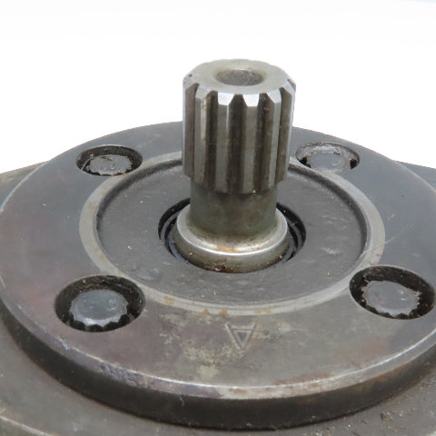 Parker M2B 90249-0-3 Hydraulic Motor 2 Bolt Flange 3/4" NPT 22mm Spline Shaft