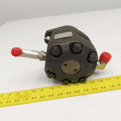 Parker M2B 90249-0-3 Hydraulic Motor 2 Bolt Flange 3/4" NPT 22mm Spline Shaft