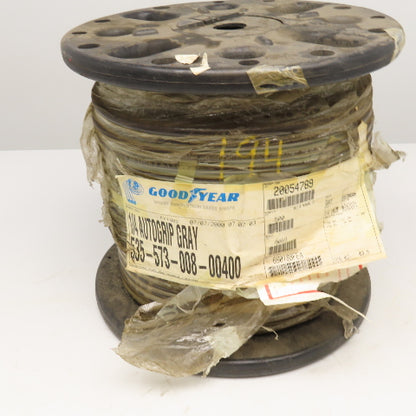 Goodyear 2G-14C/28 1/4" Autogrip Gray Flame Resistant Air Hose 300PSI 500' Reel