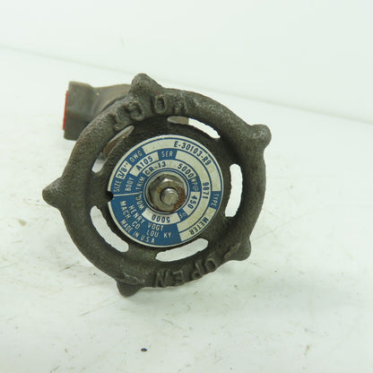 Henery Vogt E-30103-R9 3/8" Gate Valve 5000WOG A105 CR-13