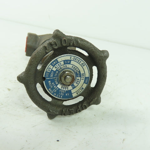 Henery Vogt E-30103-R9 3/8" Gate Valve 5000WOG A105 CR-13