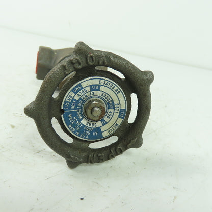 Henery Vogt E-30103-R9 3/8" Gate Valve 5000WOG A105 CR-13