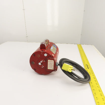 Leeson M6C17NB6B 1/3HP AC Electric Motor 1725RPM 115/208-230V 1PH E56 Frame