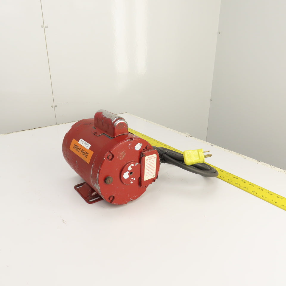 Leeson M6C17NB6B 1/3HP AC Electric Motor 1725RPM 115/208-230V 1PH E56 Frame