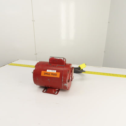 Leeson M6C17NB6B 1/3HP AC Electric Motor 1725RPM 115/208-230V 1PH E56 Frame