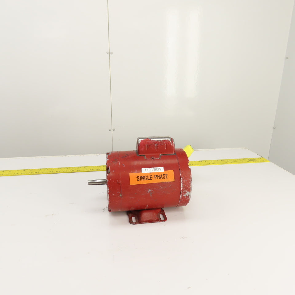 Leeson M6C17NB6B 1/3HP AC Electric Motor 1725RPM 115/208-230V 1PH E56 Frame