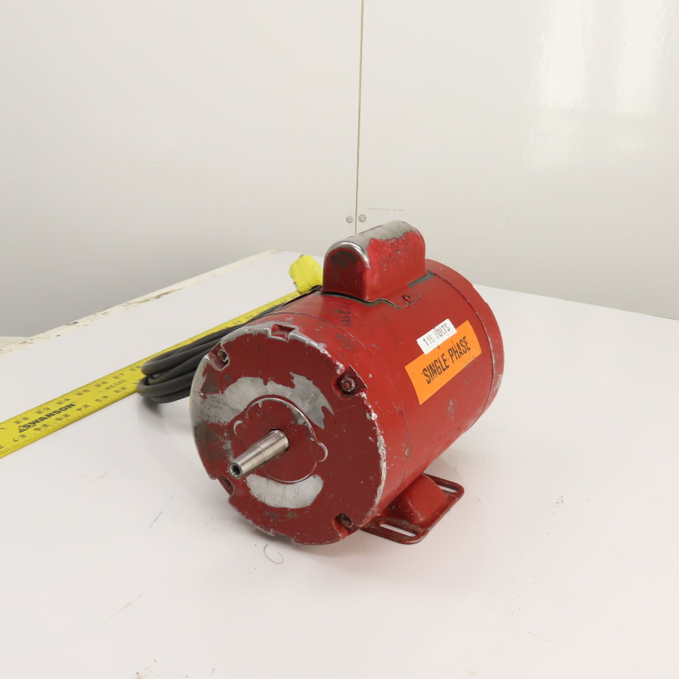 Leeson M6C17NB6B 1/3HP AC Electric Motor 1725RPM 115/208-230V 1PH E56 Frame