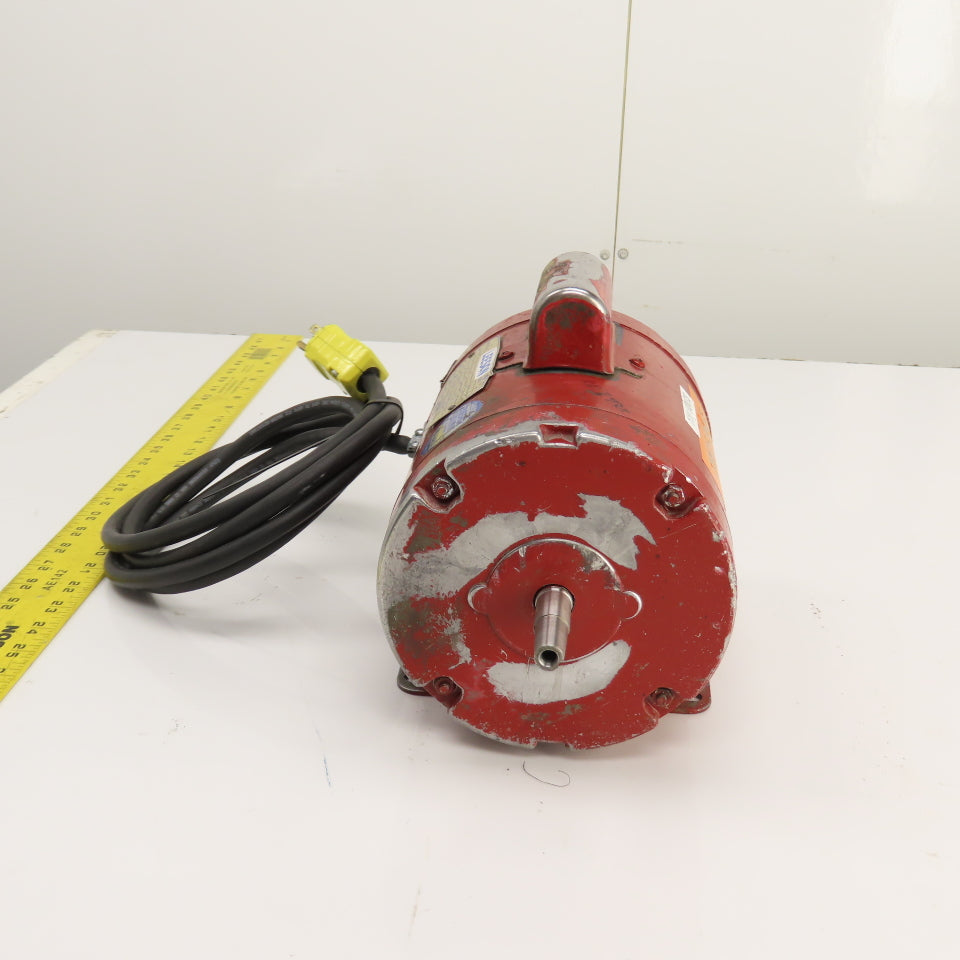 Leeson M6C17NB6B 1/3HP AC Electric Motor 1725RPM 115/208-230V 1PH E56 Frame