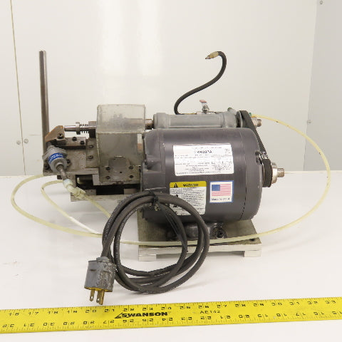 Custom Made 1/3HP #4  Key Cross Slot Mill 115/230V 1PH W/ Air Clamp & Blow-off