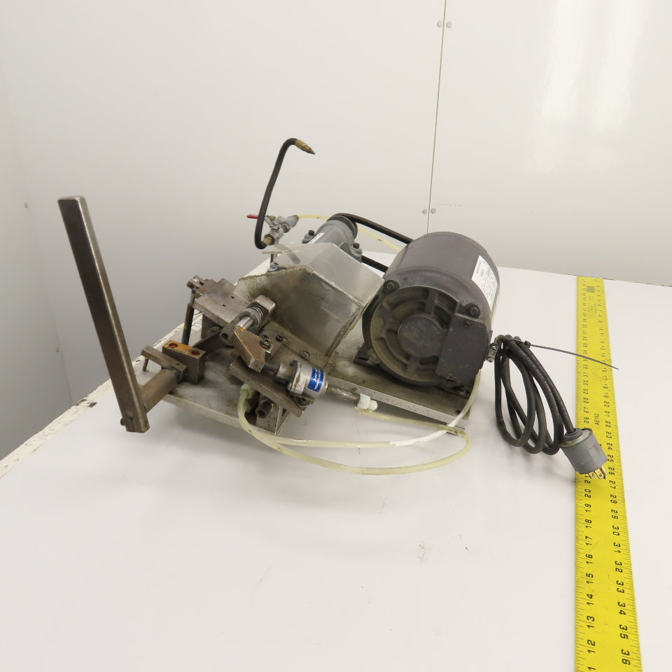 Custom Made 1/3HP #4  Key Cross Slot Mill 115/230V 1PH W/ Air Clamp & Blow-off
