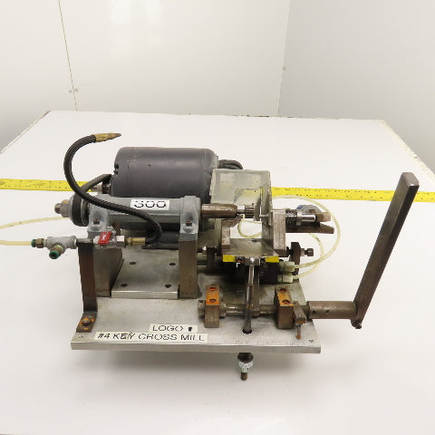 Custom Made 1/3HP #4  Key Cross Slot Mill 115/230V 1PH W/ Air Clamp & Blow-off