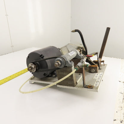 Custom Made 1/3HP #4  Key Cross Slot Mill 115/230V 1PH W/ Air Clamp & Blow-off