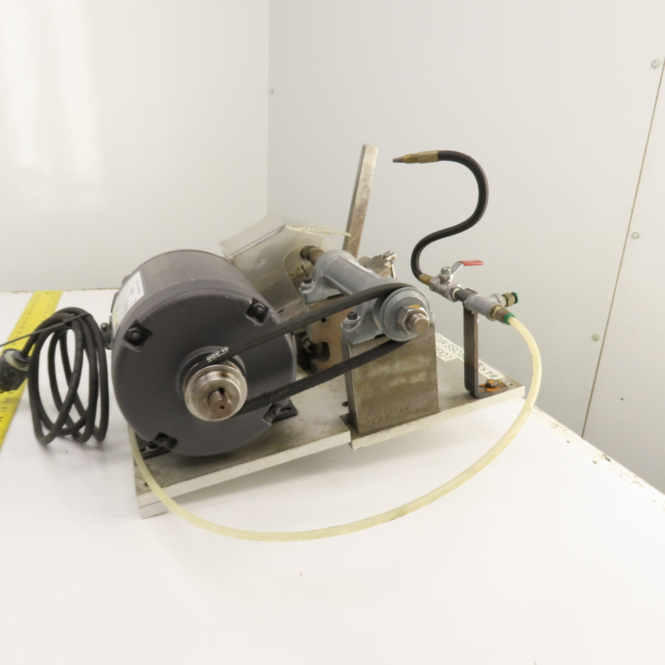 Custom Made 1/3HP #4  Key Cross Slot Mill 115/230V 1PH W/ Air Clamp & Blow-off