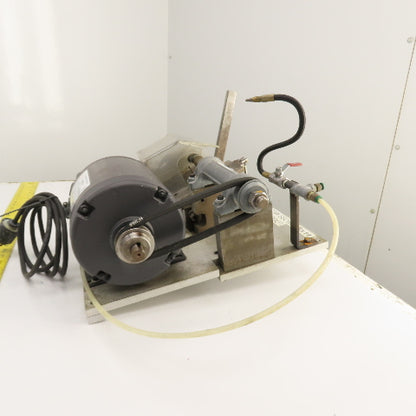 Custom Made 1/3HP #4  Key Cross Slot Mill 115/230V 1PH W/ Air Clamp & Blow-off
