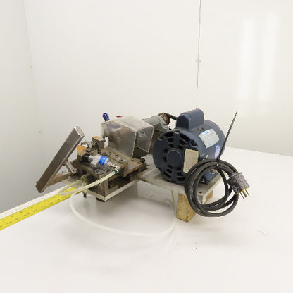 Custom Made 1/2HP #8-12 Key Cross Slot Mill 115/230V 1PH W/ Air Clamp & Blow-off
