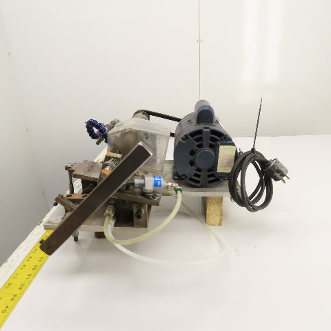 Custom Made 1/2HP #8-12 Key Cross Slot Mill 115/230V 1PH W/ Air Clamp & Blow-off