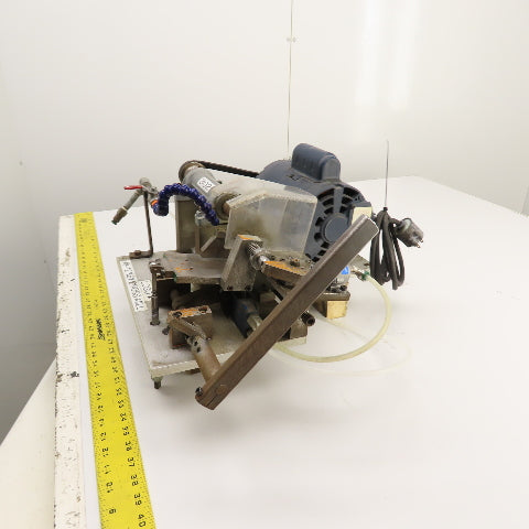 Custom Made 1/2HP #8-12 Key Cross Slot Mill 115/230V 1PH W/ Air Clamp & Blow-off
