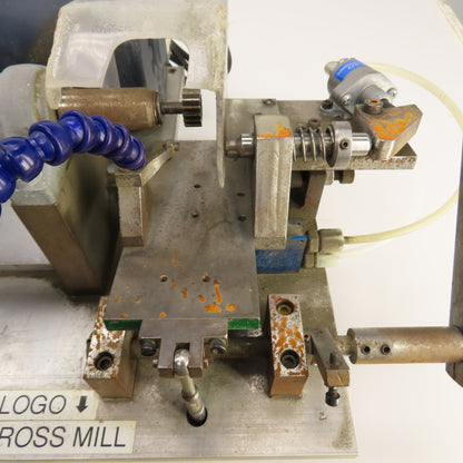 Custom Made 1/2HP #8-12 Key Cross Slot Mill 115/230V 1PH W/ Air Clamp & Blow-off