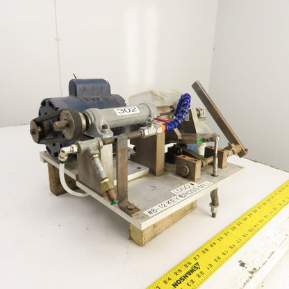 Custom Made 1/2HP #8-12 Key Cross Slot Mill 115/230V 1PH W/ Air Clamp & Blow-off