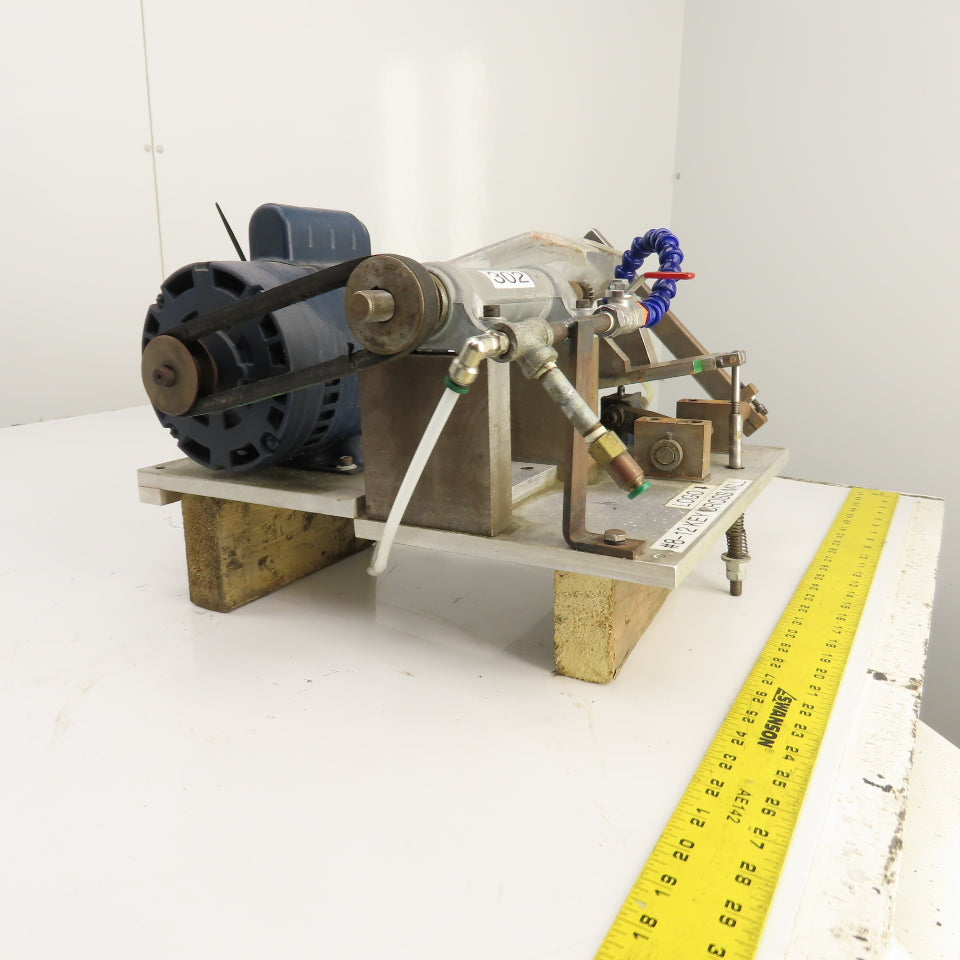 Custom Made 1/2HP #8-12 Key Cross Slot Mill 115/230V 1PH W/ Air Clamp & Blow-off