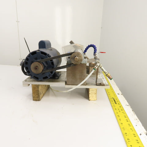 Custom Made 1/2HP #8-12 Key Cross Slot Mill 115/230V 1PH W/ Air Clamp & Blow-off