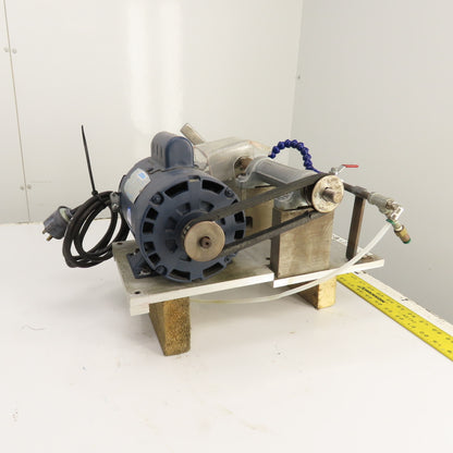 Custom Made 1/2HP #8-12 Key Cross Slot Mill 115/230V 1PH W/ Air Clamp & Blow-off