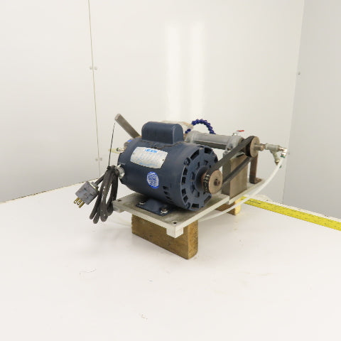 Custom Made 1/2HP #8-12 Key Cross Slot Mill 115/230V 1PH W/ Air Clamp & Blow-off