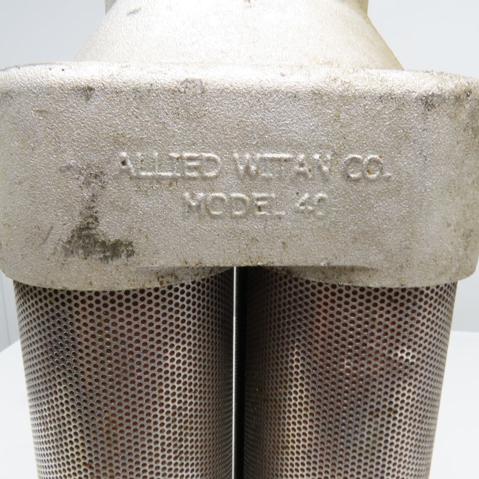 Allied Witan Model 40 Atomuffler Exhaust Muffler Silencer 4" NPT
