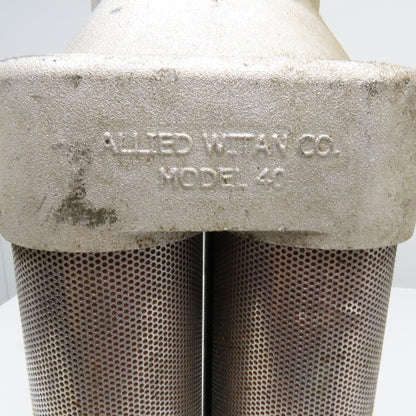 Allied Witan Model 40 Atomuffler Exhaust Muffler Silencer 4" NPT