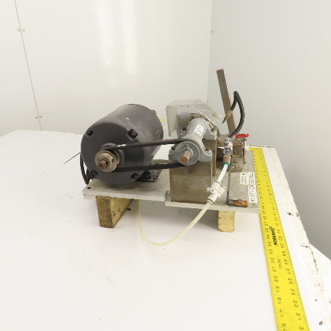 Custom Made 1/3HP #1 Key Cross Slot Mill 115/230V 1PH W/ Air Clamp & Blow-off