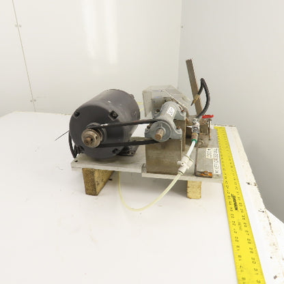 Custom Made 1/3HP #1 Key Cross Slot Mill 115/230V 1PH W/ Air Clamp & Blow-off