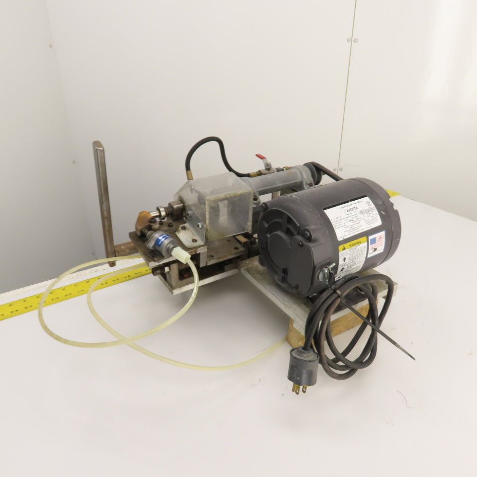 Custom Made 1/3HP #1 Key Cross Slot Mill 115/230V 1PH W/ Air Clamp & Blow-off