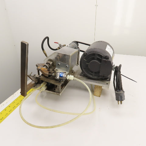 Custom Made 1/3HP #1 Key Cross Slot Mill 115/230V 1PH W/ Air Clamp & Blow-off