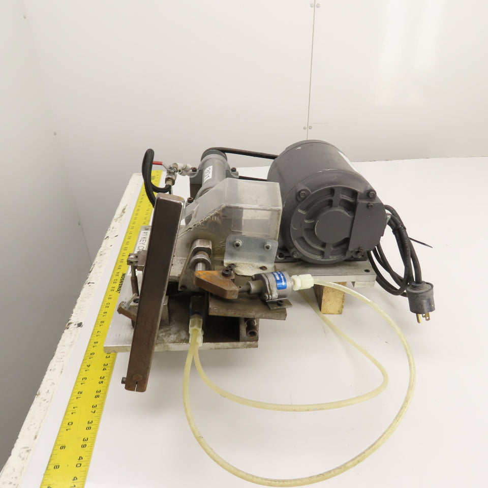 Custom Made 1/3HP #1 Key Cross Slot Mill 115/230V 1PH W/ Air Clamp & Blow-off