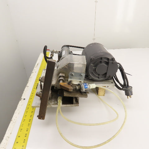 Custom Made 1/3HP #1 Key Cross Slot Mill 115/230V 1PH W/ Air Clamp & Blow-off