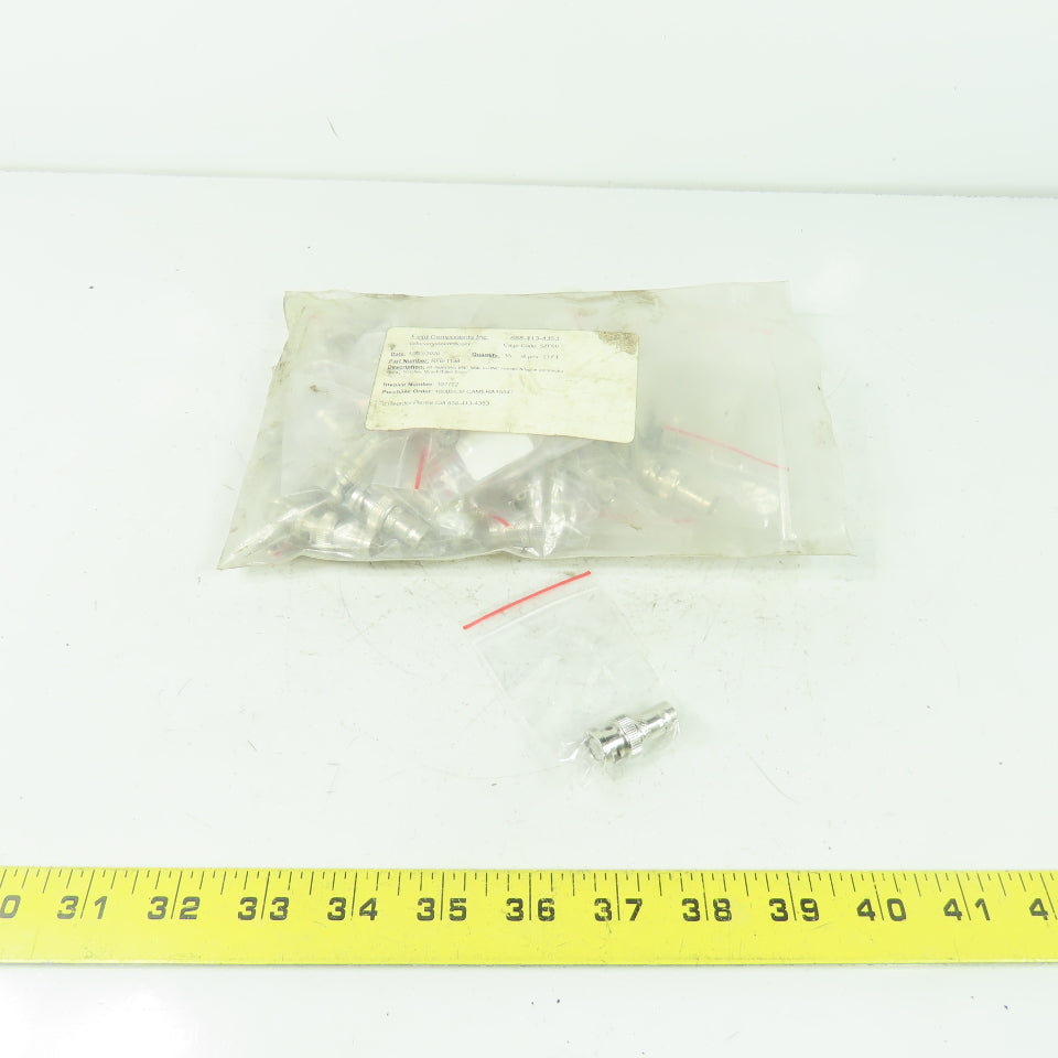 RF Industries RFB-1138 BNC Male To BNC Female Adapter Connector Lot Of 35
