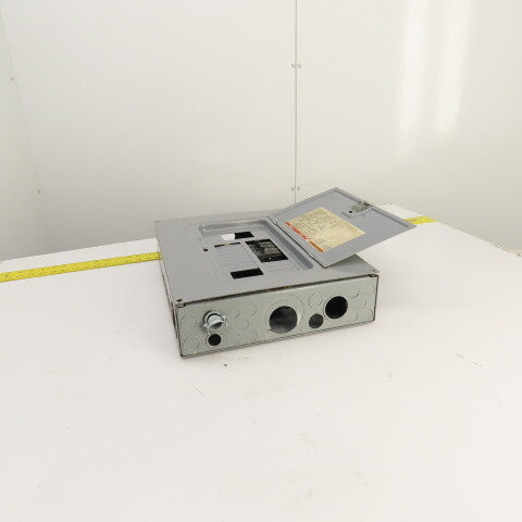 Square D BX18B/K Type QO 125A 20 Circuit Load Center Box 1PH 3 Breakers 240V Max