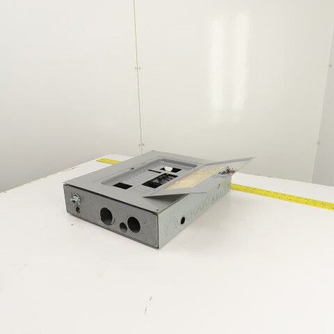 Square D BX18B/K Type QO 125A 20 Circuit Load Center Box 1PH 3 Breakers 240V Max