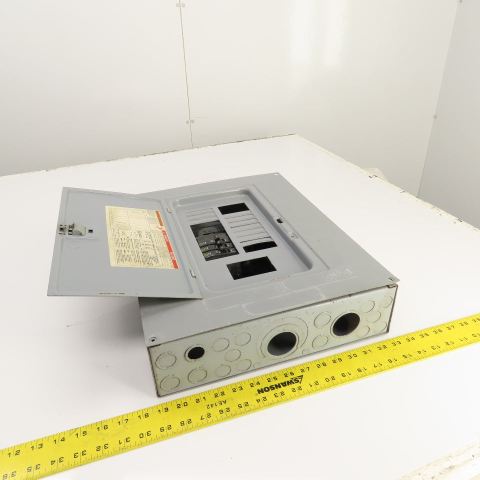Square D BX18B/K Type QO 125A 20 Circuit Load Center Box 1PH 3 Breakers 240V Max