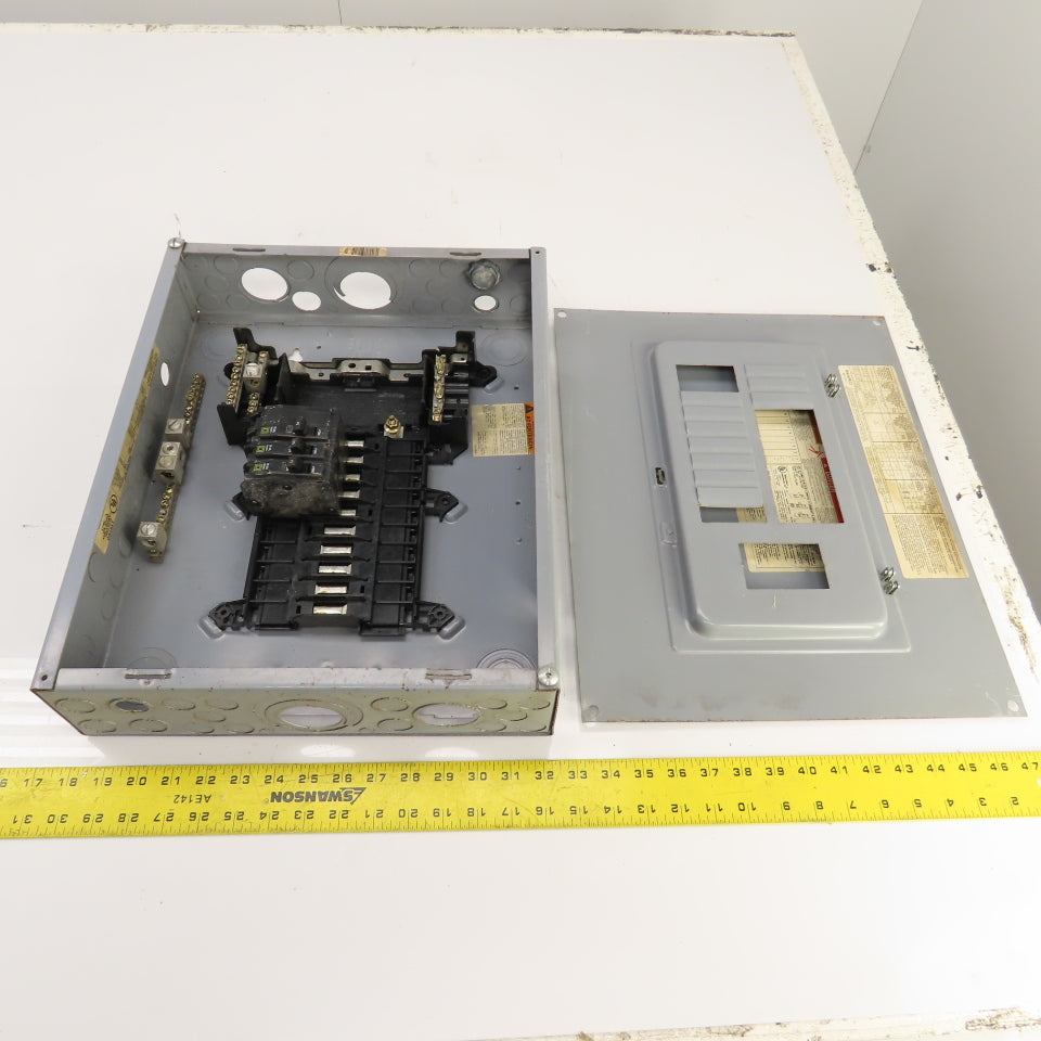 Square D BX18B/K Type QO 125A 20 Circuit Load Center Box 1PH 3 Breakers 240V Max