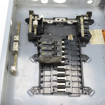 Square D BX18B/K Type QO 125A 20 Circuit Load Center Box 1PH 3 Breakers 240V Max